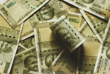 Indian rupee notes of 500.